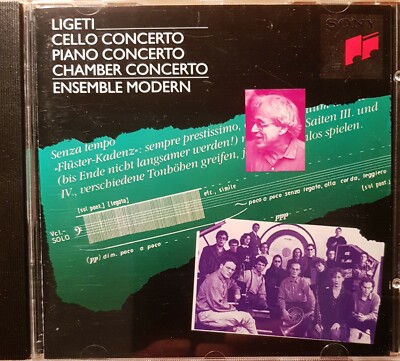 Ligeti. Cello Concerto; Piano Concerto; Chamber Concerto. CD