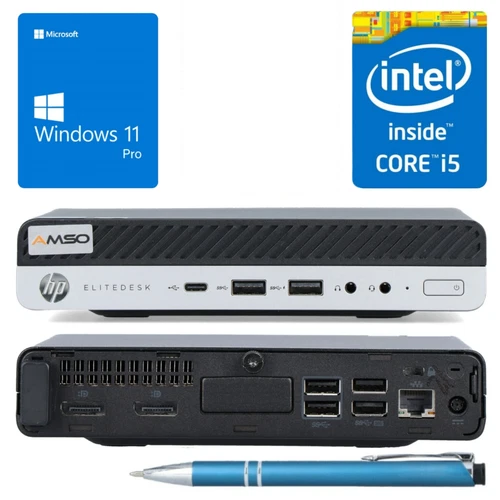 HP EliteDesk 800 G4 mini PC i5-8500T - WLAN - 8/16/32GB - 256/512/1024GB Win 11