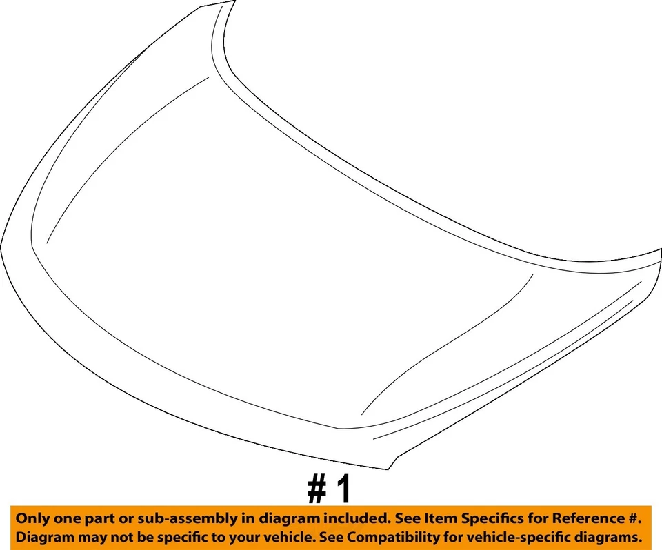 Used Hood fits: 2013 Nissan Murano  Grade A - Imagem 4 de 4