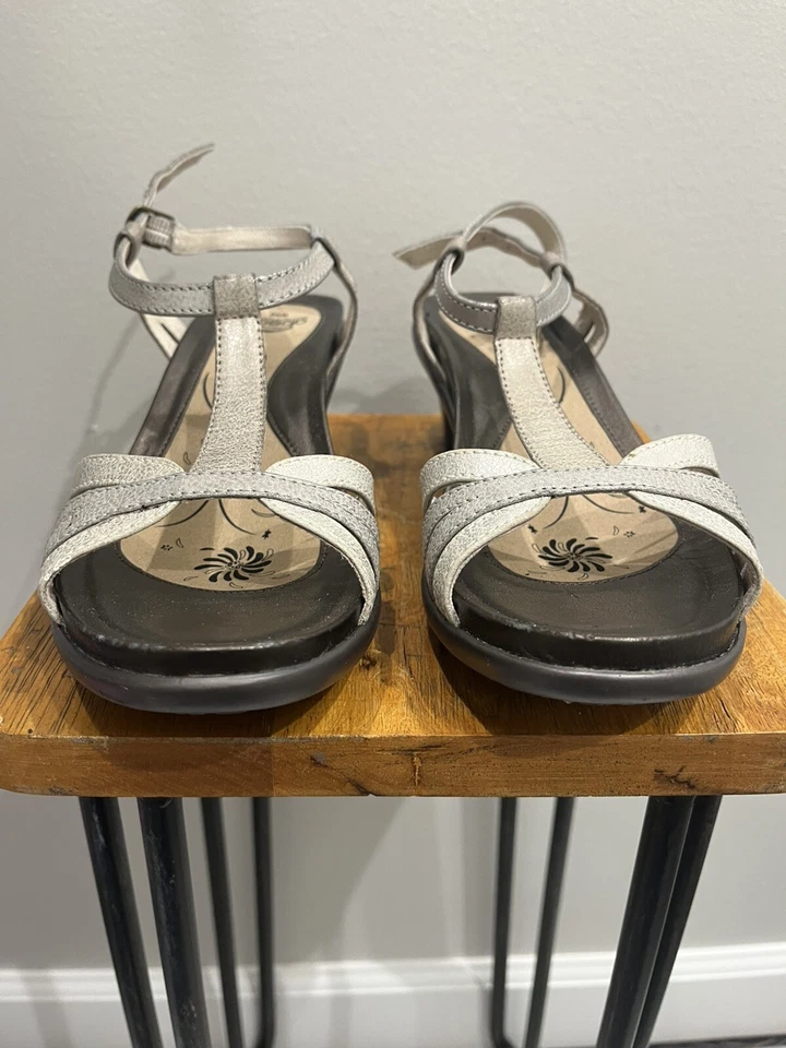 Sandalia Abeo Biosystem Georgie Neutra Mujer Talla 8 Correa Metálica Foto 3 de 4