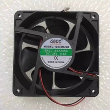 GBOC 12038M24B DC24V 0.5A 12CM 2-wire Bearing Cooling Fan