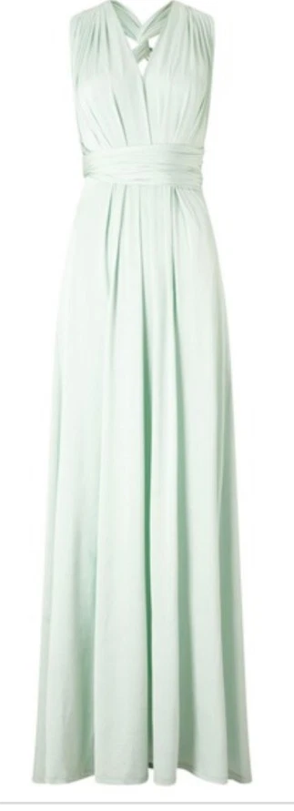 Monsoon Garland Maxi Dress Uk 12 Mint Special Occasions 15 Twist