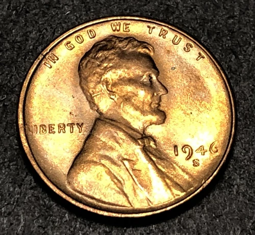 1946-S Lincoln Wheat Cent Penny BU Uncirculated B