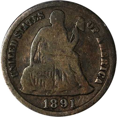 1891-S Seated Liberty Dime Great Deals From The Executive Coin Company