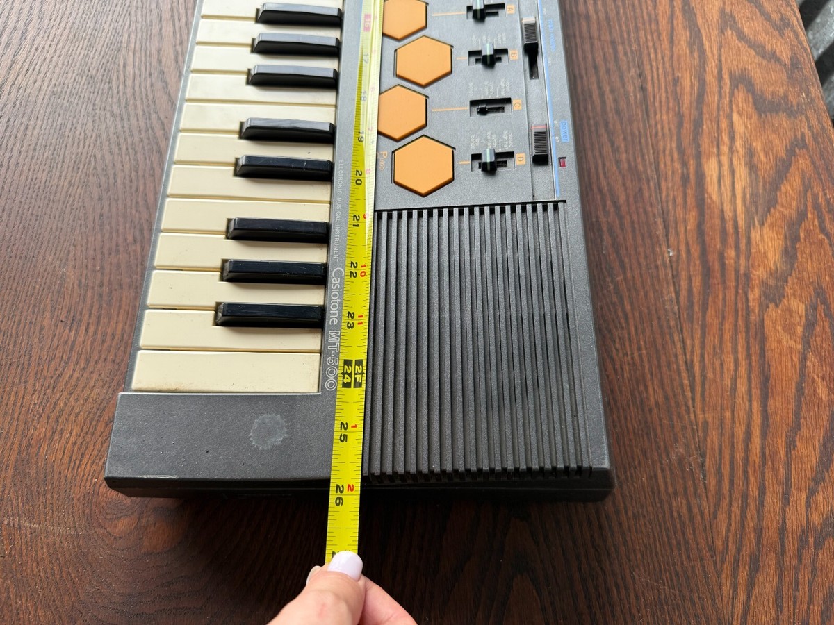 Vintage Casio Casiotone MT-500 Synthesizer Untested | eBay