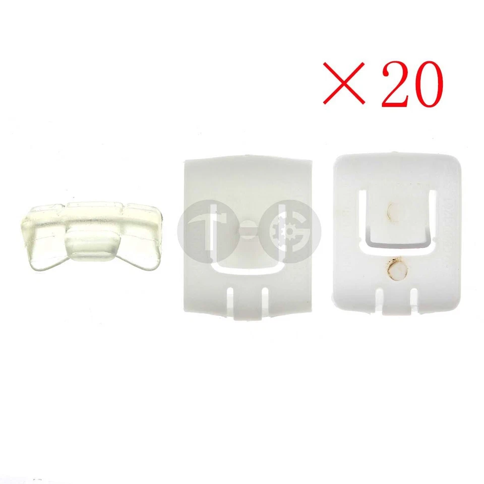 Pieza deslizante de clip de guía deslizante para VW MK1 MK2 MK3 Golf 20 un. Foto 2 de 4