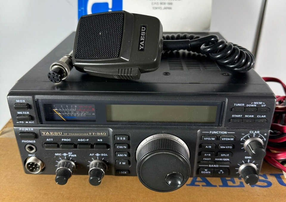 YAESU FT840 100W HF TRANSCEIVER FT840 FT 840 Solid State Radio Amateur