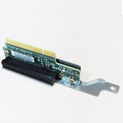 For Supermicro RSC-RR1U-E8 1U PCI-E x8 Riser Card Board With Mounting Bracket