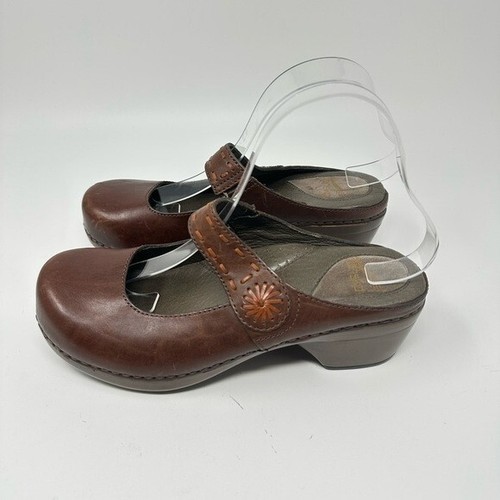 Chaussures De Soin Dansko En Cuir Marron - Taille 38, Occasion, Style Nursing