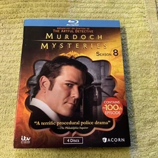 Murdoch Mysteries Season 8 Bluray Dvd Boxset