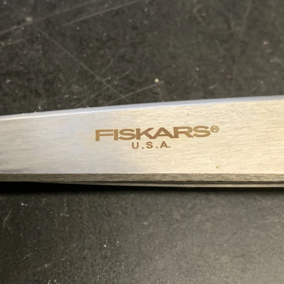 Orange Handle Friskars 9" Fabric Pinking Shears Scissors Zig Zag Very Sharp - Image 3 of 4