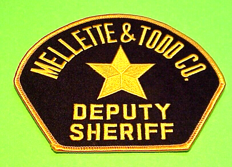 MELLETTE & TODD CO. WHITE RIVER SOUTH DAKOTA 4" x 5 1/4" SHERIFF/POLICE