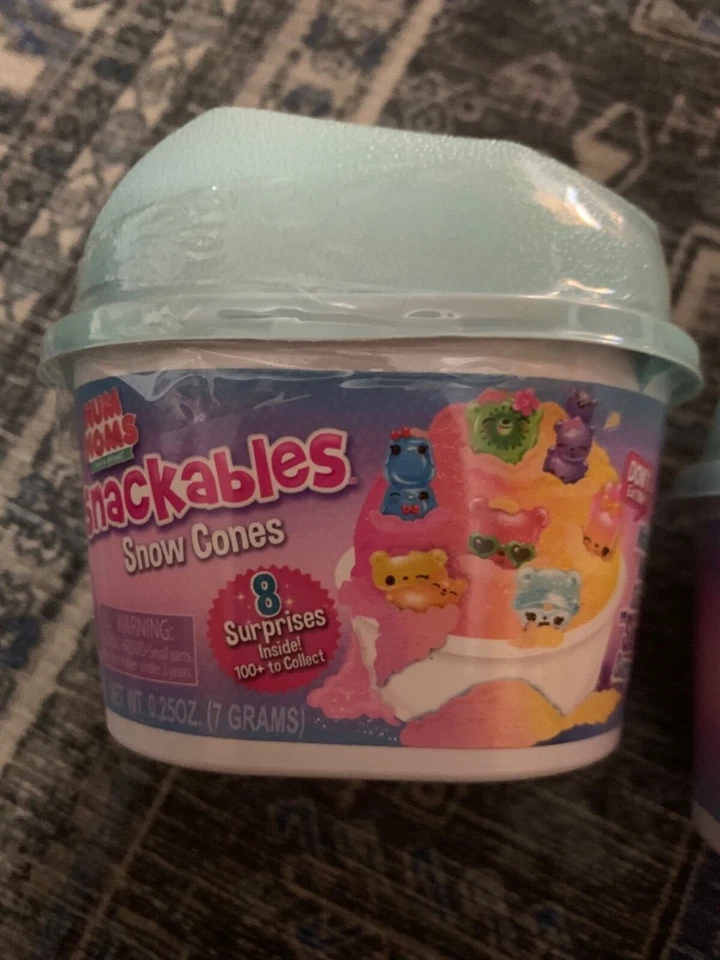 Lote de 3 conos de nieve Num Noms Snackables NUEVAS tapas crujientes Foto 2 de 4