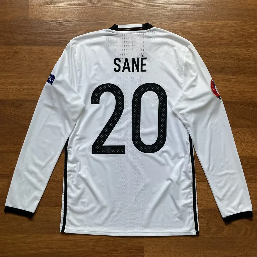 GERMANY ADIDAS ADIZERO 2016 EURO SOCCER HOME JERSEY #20 SANE SIZE
