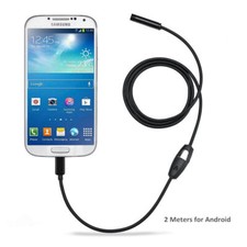 2M/5M 6LEDs Borescope Endoscope Snake Inspection USB Camera Scope for Android US