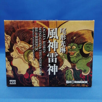 BE@RBRICK Bear Brick 100 Ogata Korin Wind God Thunder God Medicom Toy
