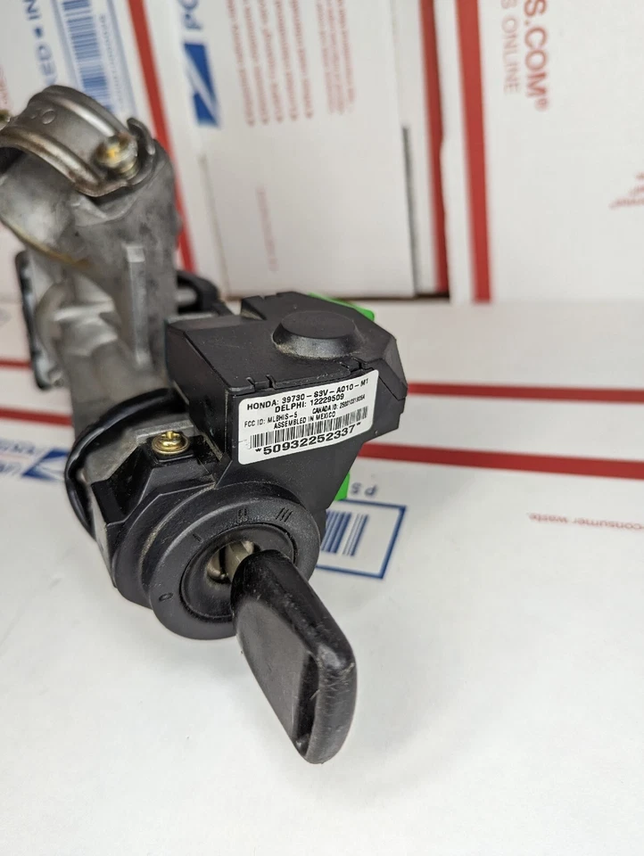 Interruptor de ignição Honda Civic 2003-2005 imobilizador e chave 39730-S3V-A010-M1 - Imagem 2 de 4