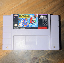 The Software Toolworks Mario's Time Machine SNES NTSC-U/C 1993 Educational