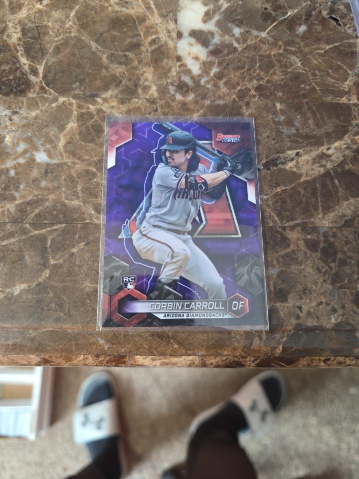 2023 Bowman’s Best Corbin Carroll Purple 60/250 Arizona Rookie RC #20