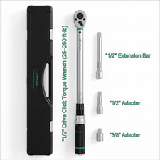 12 Torque Wrench Snap Socket Professional Drive Click Type Ratcheting