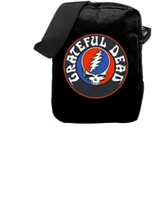 Grateful Dead - Rocksax - Grateful Dead - GD Logo - Crossbody Bag With Stash Poc