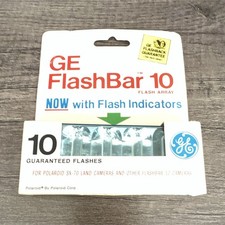 GE FlashBar 10 Flash Array 10-Bulb w/ Flash Indicators for Polaroid SX-70