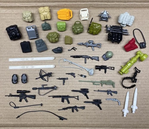 GI Joe Weapons Accessories Parts Lot Vintage ORIGINAL Hasbro ARAH 1980s