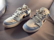 Nike Air Jordan 1 Low Ice Blue Black (GS) 554...