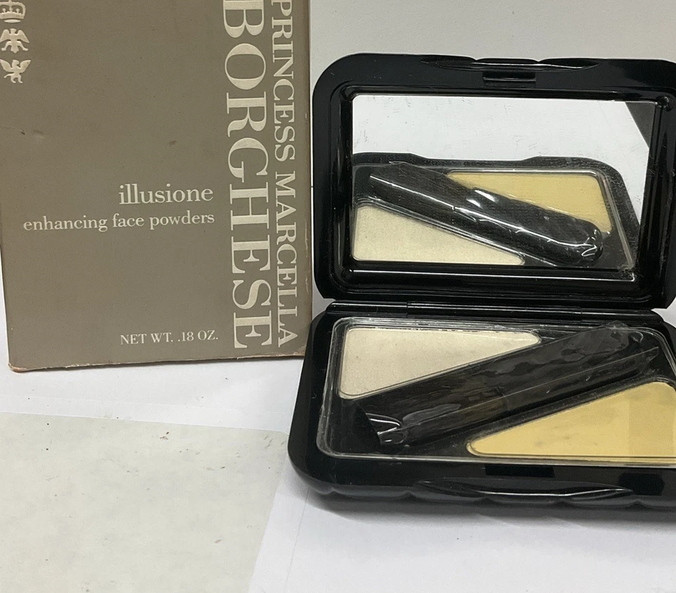 Princess Marcella Borghese ILLUSIONE Enhancing Face Powders CANDLELIGHT .18z  - Image 3 of 4