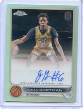 2022-23 Topps Chrome OTE JAZIAN GORTMAN #CA-JG1 SILVER REFRACTOR AUTO