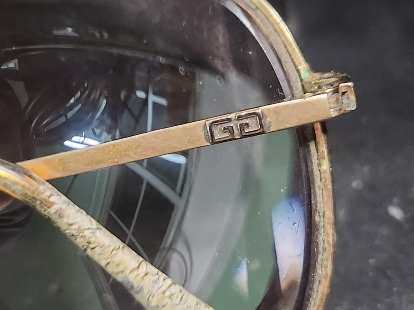 Givenchy Premier II Solid 18K Gold Frames 750 Hal… - image 13