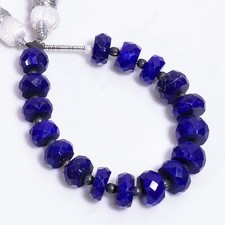 Natural Lapis Lazuli Faceted Round Beads Gemstone, Lapis Gemstone E 295