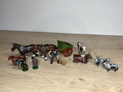 B69: Vintage BRITAINS / anderes BAUERNHOFZUBEHÖR, Tiere & Landarbeiter