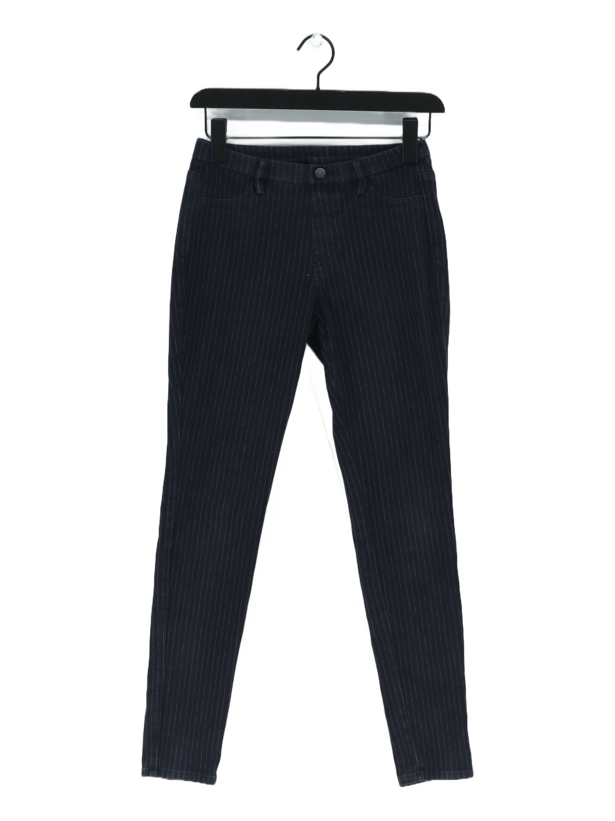 ALTRA Uniqlo Leggings Donna S Blu Rigato 100% Altro Jegging