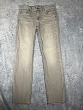 Calvin Klein Jeans Ultimate Skinny Women's 10 Gray Stretch Whiskers Pockets EUC