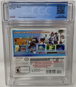 CGC Graded Pokemon Moon NEW Nintendo 3DS (1021565006, 9.9 A+)