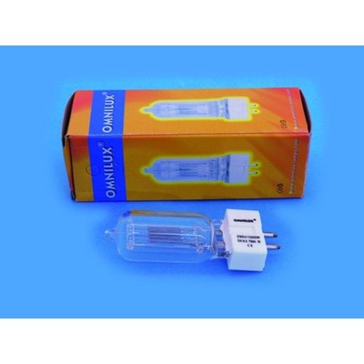 Omnilux Studiolampe Halogen Lichteffekt Leuchtmittel 230 V GX9.5 1000 W Weiß