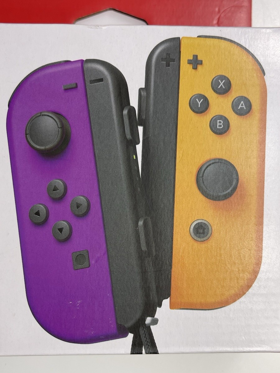 Nintendo Switch Neon Purple Joy-Con with Wrist Strap for sale