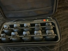 TopStyler by InStyler Heated Hair Roller Set w/ Case Tested Working