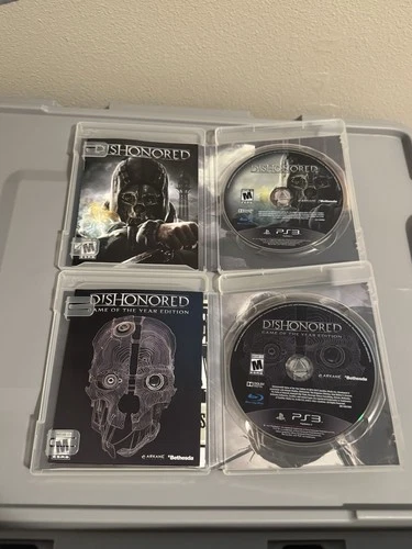 Dishonored Game of the Year Edition (Sony PlayStation 3) PS3 & Original 2 Games!