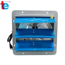 10"12"14"16"20" Shutter Exhaust Fan Aluminum High Speed Wall Mounted Shop Garage