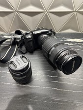 Olympus E-330 DSLR Camera Bundle   2 Lenses  Case