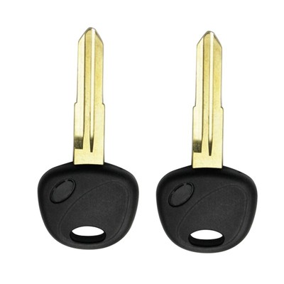 2 Replacement Ignition Key Uncut Blade Blank Car Key Fit For Hyundai Elantra