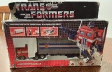 VINTAGE TRANSFORMERS G1 1984 OPTIMUS PRIME ORIGINAL BOX ESTATE FIND-AS IS
