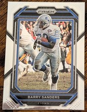 2022 Panini Prizm Football Base Card Barry Sanders #102 Detroit Lions