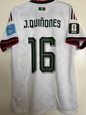 Julian Quiñones 16 Mens LARGE Mexico Vs Czechia Kit Room World Cup Match Jersey