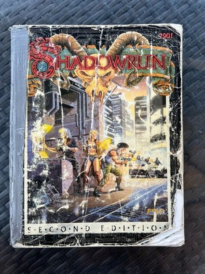 Shadowrun, Second Edition. 6th Printing Corrected