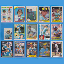 Jim Gantner Lot (15 cards w/Rookie) 1977 Topps+, Milwaukee Brewers Baseball RC