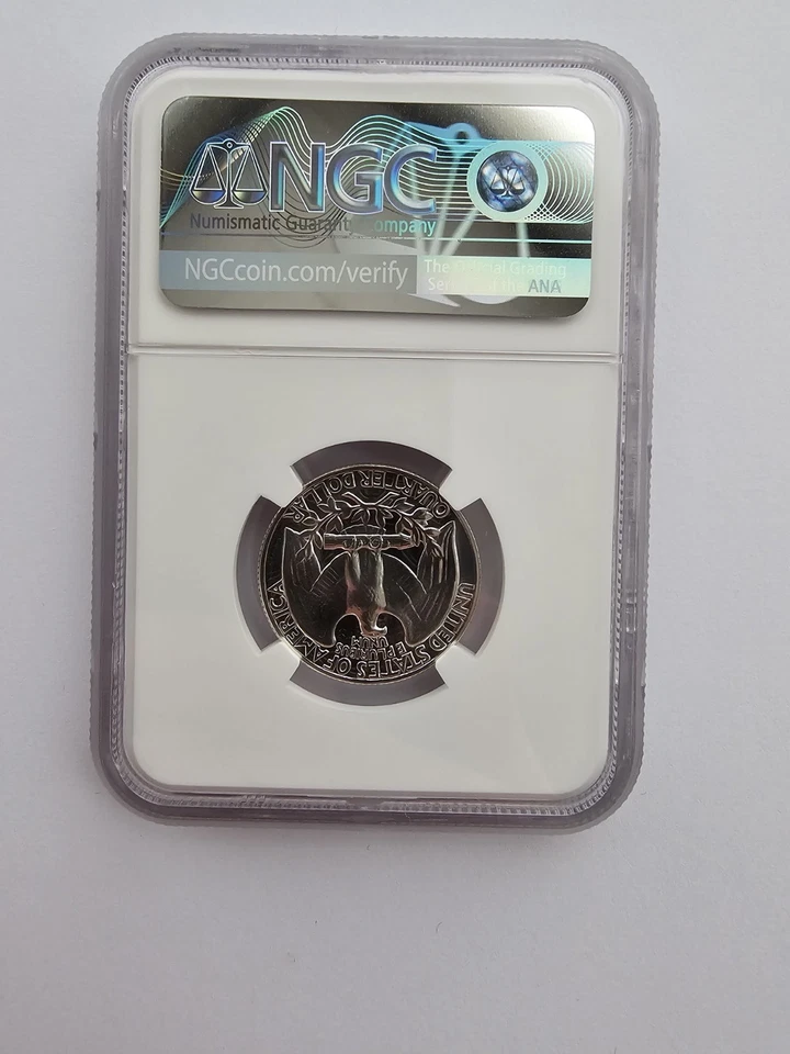 SILVER 1964 PF68÷ WASHINGTON QUARTER GRADED NGC 25C P MINT AG COLLECTABLE COIN! - Image 3 of 4