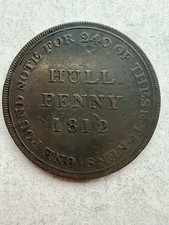 {792} YORKSHIRE HULL Penny Token I.K PICARD Leads Works. 1812  W.770 C